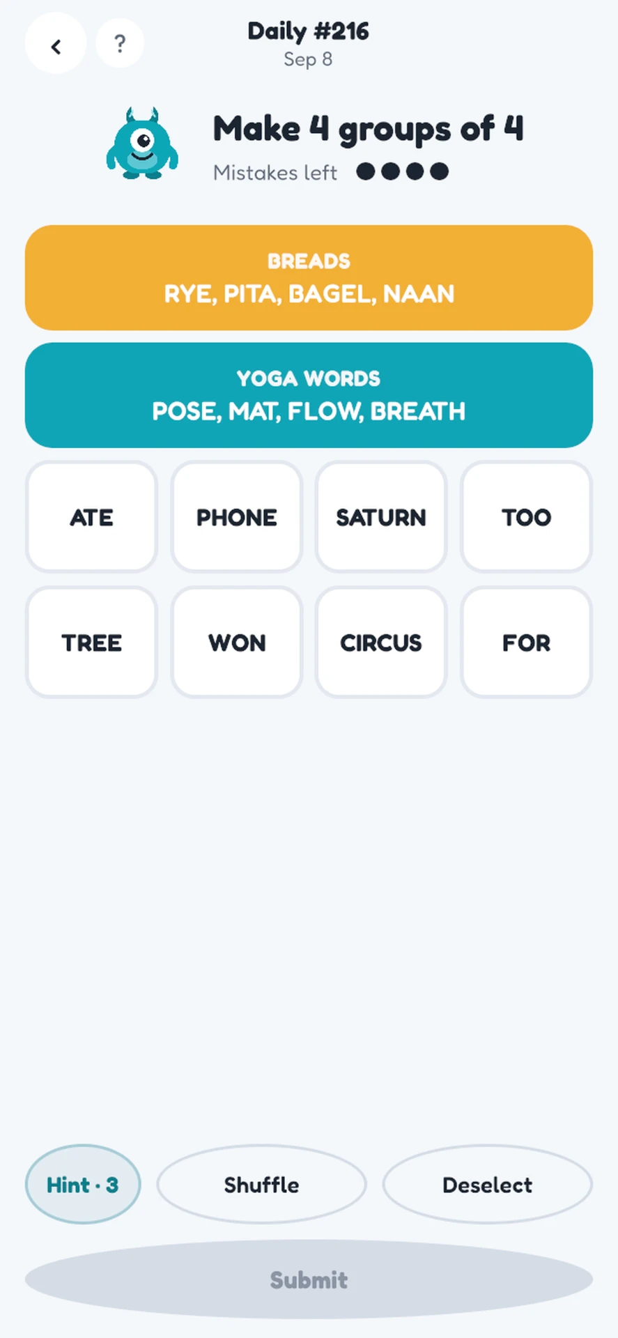 Wordfly Groups game mode